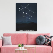 Gemini Constellation Canvas | Decoratie van de kam (Insitu (Woonkamer))