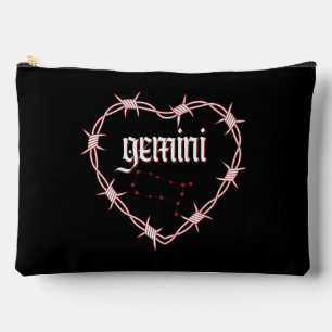 Gemini Constellation Gothic Edgy Verjaardag Etui