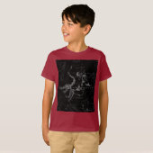 Gemini Constellation Hevelius 1690 on Black T-shirt (Voorkant volledig)