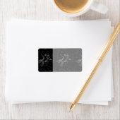 Gemini Constellation Map Engraving by Hevelius Etiket (Insitu)