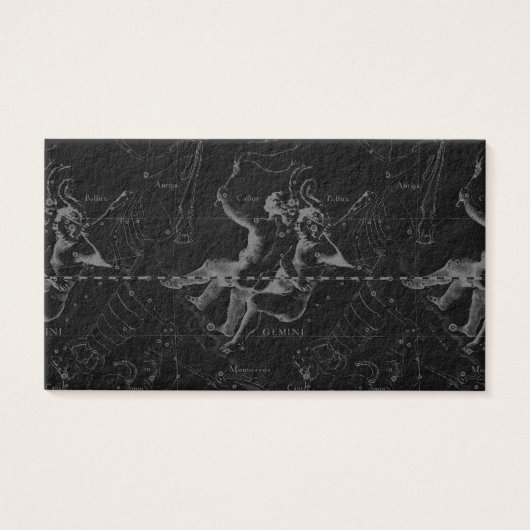 Gemini Constellation Map Engraving par Hevelius (Devant)