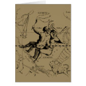 Gemini Constellation Map Hevelius circa 1690 (Voorkant)