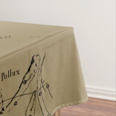 Gemini Constellation Map Hevelius circa 1690 Tafelkleed (Voorbeeld)