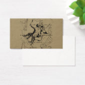 Gemini Constellation Map Hevelius vers 1690 (Bureau)