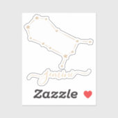 Gemini Constellation Sticker (Vel)