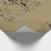 Gemini Constellation Zodiac Hevelius 1690 Cadeaupapier (Hoek)