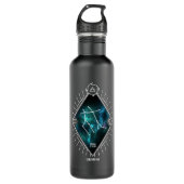 Gemini Constellation & Zodiac Symbol Waterfles (Voorkant)