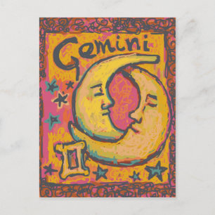 Gemini, Customizable Astrology Products Briefkaart