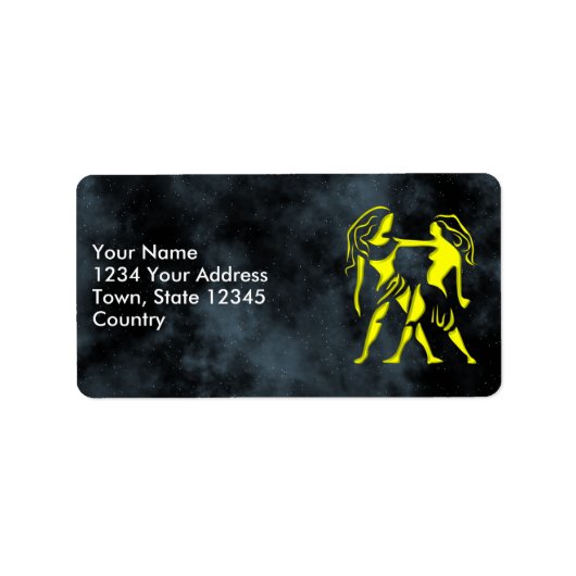 Gemini Etiket (Voorkant)