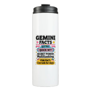 Gemini feiten: snel wit, multitasking en eindeloos thermosbeker