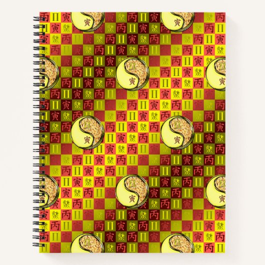 Gemini & Fire Tiger Notitieboek (Voorkant)