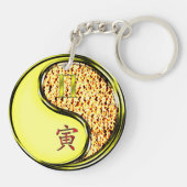 Gemini & Fire Tiger Sleutelhanger (Achterkant)