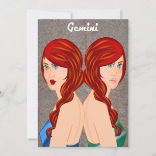 Gemini Flat Card Feestdagenkaart
