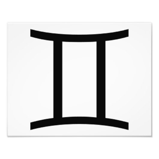 Gemini Foto Afdruk (Voorkant)