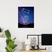 Gemini | Gepersonaliseerd Poster voor Zodiac Const (Thuiskantoor)