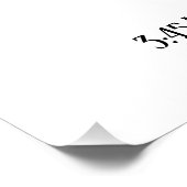 Gemini Gepersonaliseerde Zodiac Aangepaste naam Perfect Poster (Hoek)