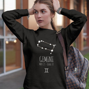 Gemini Gepersonaliseerde zodiac-constellatie Trui