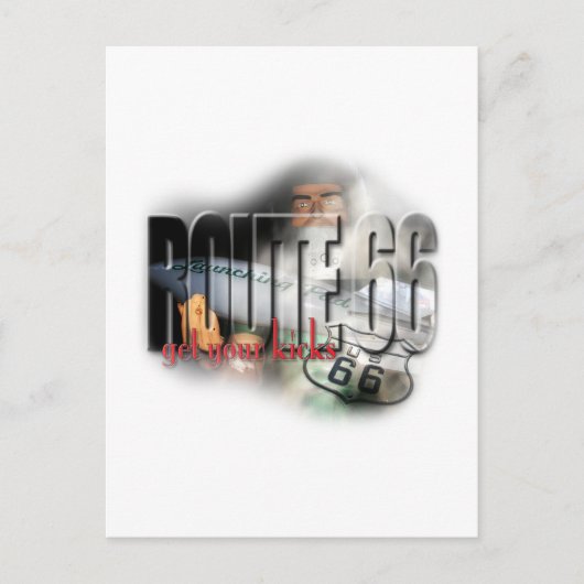 Gemini Giant - Route 66 Briefkaart (Voorkant)