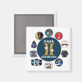 Gemini Herdenkingsdag Logo Magneet (Voorkant / Achterkant)