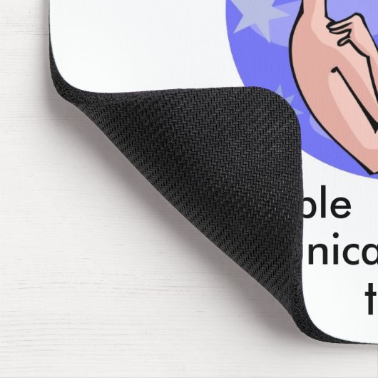 Gemini houdt zich bezig met Cute Cartoon Twins Muismat (Hoek)