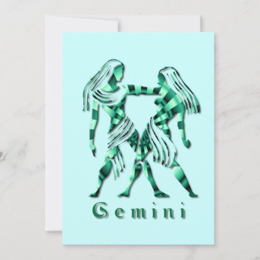 Gemini Invitation Kaart (Voorkant)