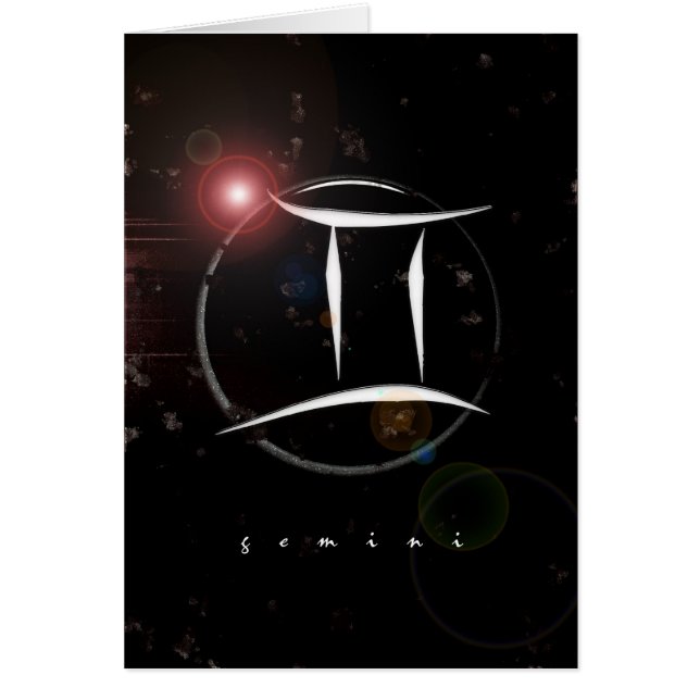 gemini-kaart (Voorkant)