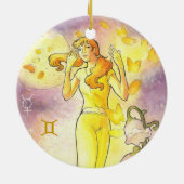 Gemini Keramisch Ornament (Achterkant)