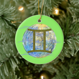 Gemini Keramische Versiering Keramisch Ornament