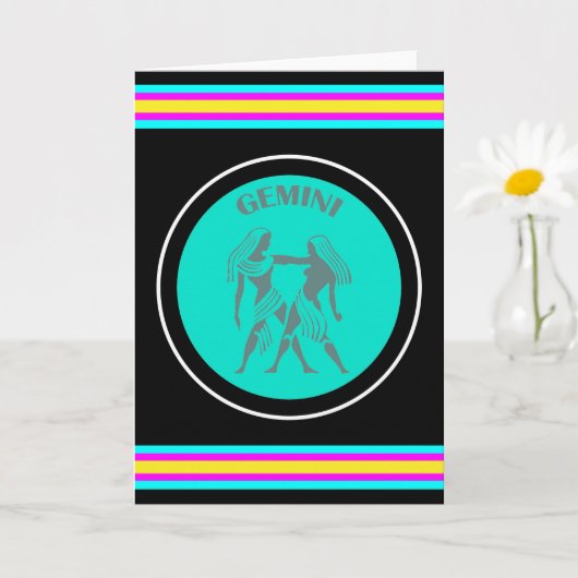 Gemini Kerstkaart Kaart (Kleine Plant)