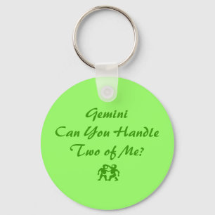 Gemini kun je twee van me Sleutelhanger afhandelen