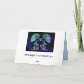 gemini les jumeaux zodiac carte de voeux (Dos)