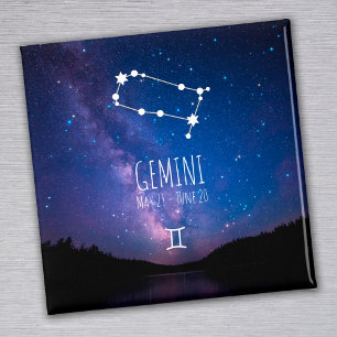 Gemini   Magnet de constellation zodiaque personna