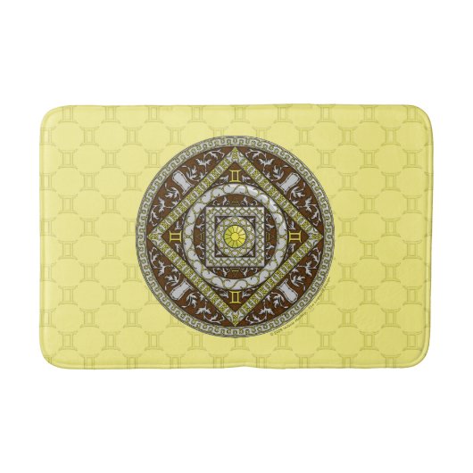 Gemini Mandala Badmat (Voorkant)