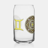 Gemini Mandala Blikvorm Glas (Links)