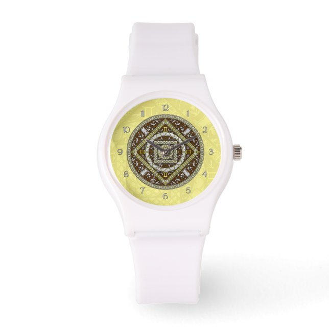 Gemini Mandala Horloge (Voorkant)