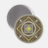 Gemini Mandala Magnet (Recto/Verso)