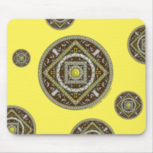 Gemini Mandala Mousepad Muismat
