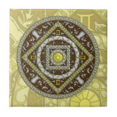 Gemini Mandala Tile Tegeltje (Voorkant)