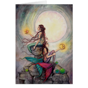 Gemini Mermaids Fantasy Art