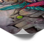 Gemini Mermaids Fantasy Art Poster (Hoek)