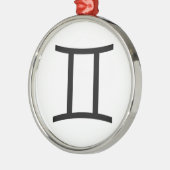 Gemini Metalen Ornament (Links)