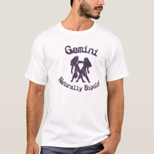 Gemini:  natuurlijk bipolair t-shirt
