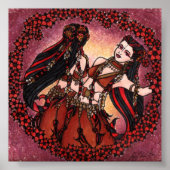Gemini Original Belly Dance Art Poster (Devant)