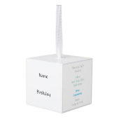 Gemini-Ornament Kubus Ornament (Achter hoekig)