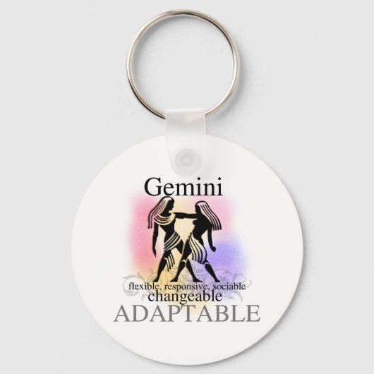 Gemini over jou sleutelhanger (Voorkant)