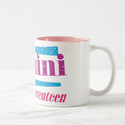 Gemini Paars Tweekleurige Koffiemok (Rechts)