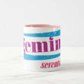 Gemini Paars Tweekleurige Koffiemok (Center)