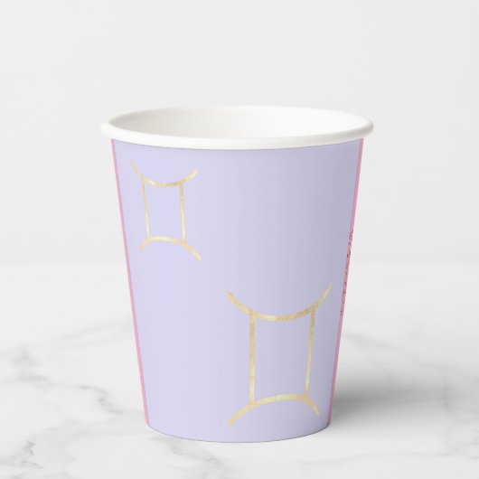 Gemini Party Cups Papieren Bekers (Voorkant)