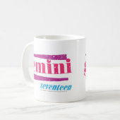 Gemini Pink Koffiemok (Voorkant links)