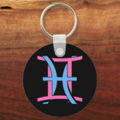 Gemini & Pisces PkBl Sleutelhanger (Voorkant)